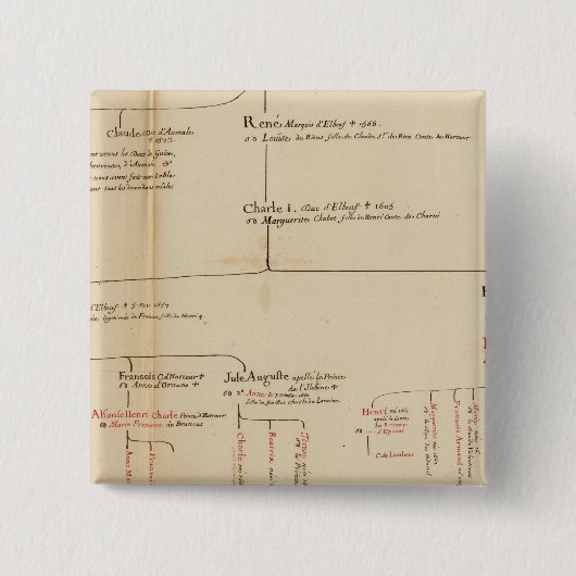 Frankrijk 47 vierkante button 5,1 cm (Voorkant)