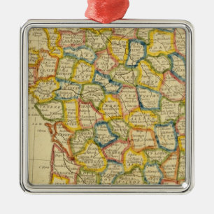 Frankrijk 4 metalen ornament