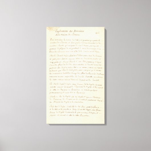 Frankrijk 50 canvas afdruk (Voorkant)