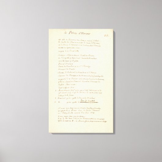 Frankrijk 52 canvas afdruk (Voorkant)