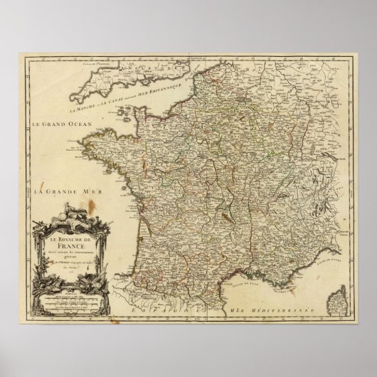 Frankrijk 52 poster (Voorkant)