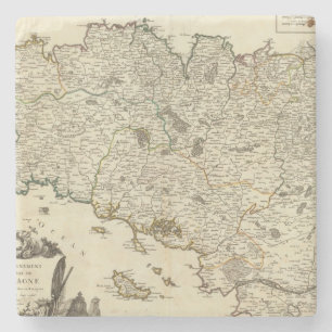 Frankrijk 53 stenen onderzetter