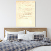 Frankrijk 54 canvas afdruk (Insitu (Slaapkamer))