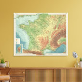 Frankrijk 5 canvas afdruk (Insitu (Woonkamer))