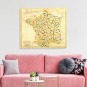 Frankrijk 7 canvas afdruk (Insitu (Woonkamer))