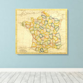 Frankrijk 7 canvas afdruk (Insitu (Houten vloer))