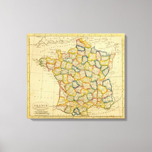 Frankrijk 7 canvas afdruk (Voorkant)