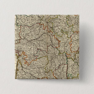 Frankrijk 7 vierkante button 5,1 cm
