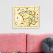 Frankrijk 8 canvas afdruk (Insitu (Woonkamer))