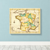 Frankrijk 8 canvas afdruk (Insitu (Houten vloer))