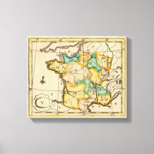 Frankrijk 8 canvas afdruk (Voorkant)