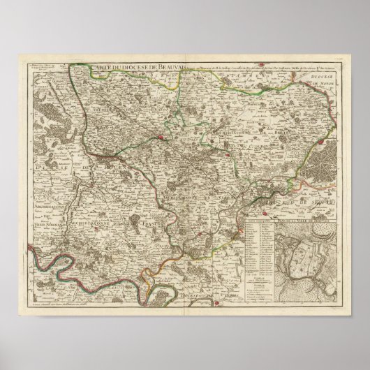 Frankrijk 8 poster (Voorkant)