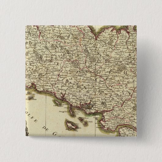 Frankrijk 8 vierkante button 5,1 cm (Voorkant)