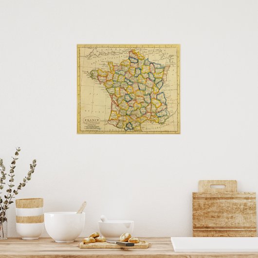 Frankrijk 9 poster (Keuken)