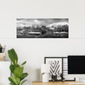 Frankrijk, A Weir aan de rivier de Mayenne (versie Poster (Thuiskantoor)