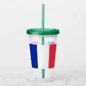 Frankrijk Acryl Drinkbeker (Voorkant)