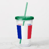 Frankrijk Acryl Drinkbeker (Achterkant)