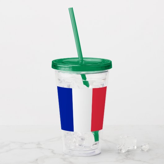 Frankrijk Acryl Drinkbeker (Voorkant ijs)