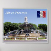 Frankrijk - Aix-en-Provence - Poster (Voorkant)