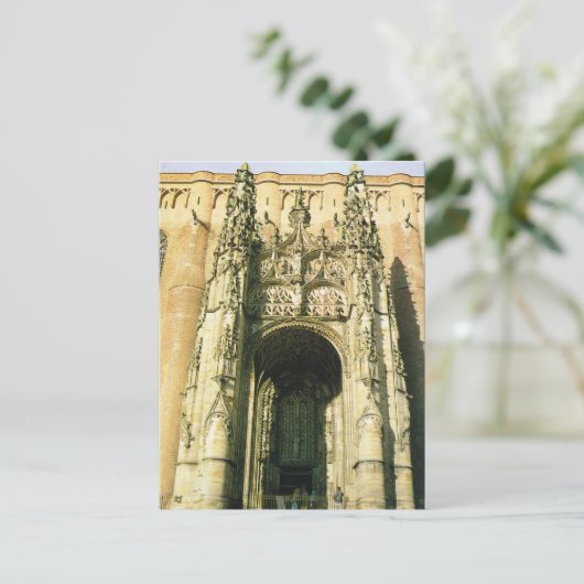  Frankrijk, Albi, Church St Cecilie Briefkaart (Staand voorkant)