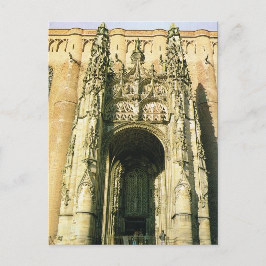 Frankrijk, Albi, Church St Cecilie Briefkaart (Voorkant)