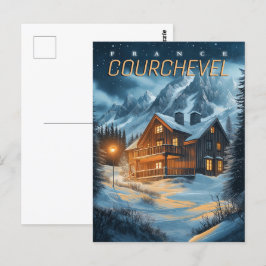 Frankrijk: Alpine Adventure - Courchevel Ski Briefkaart