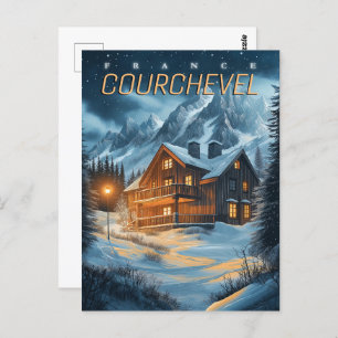 Frankrijk: Alpine Adventure - Courchevel Ski Briefkaart