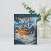 Frankrijk: Alpine Adventure - Courchevel Ski Briefkaart (Staand voorkant)