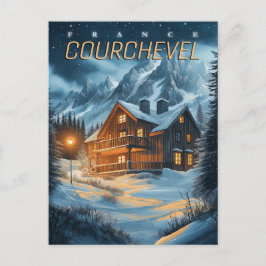 Frankrijk: Alpine Adventure - Courchevel Ski Briefkaart