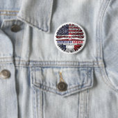 Frankrijk - Amerikaanse Amerikaanse Amerikaanse Am Ronde Button 5,7 Cm (In situ)