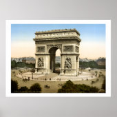  Frankrijk: Arc de Triomphe monument Paris Poster (Voorkant)
