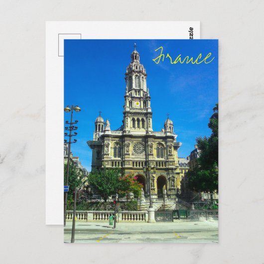 Frankrijk Architecture French Cathedral Paris Briefkaart (Voorkant / Achterkant)