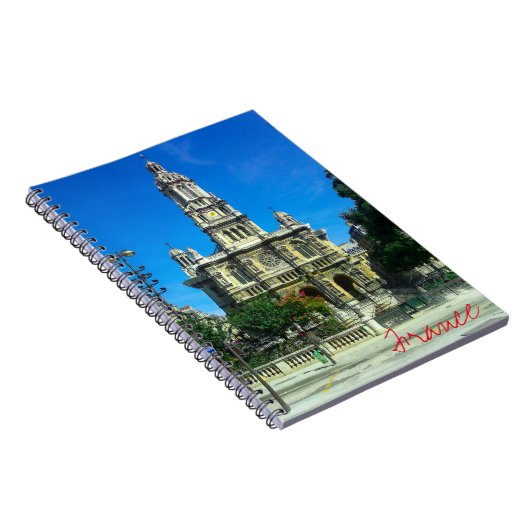 Frankrijk Architecture French Cathedral Paris Notitieboek (Rechterzijde)