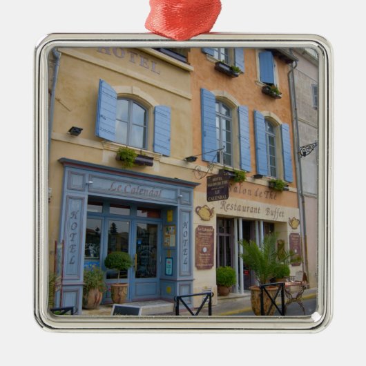 Frankrijk, Arles, Provence, hotel en restaurant Metalen Ornament (Voorkant)