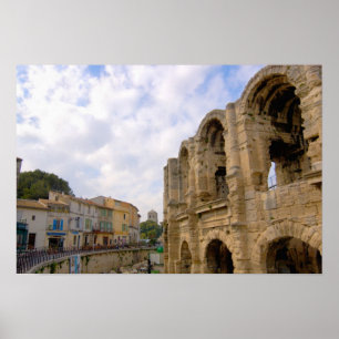 Frankrijk, Arles, Provence, Romeins amfitheater Poster