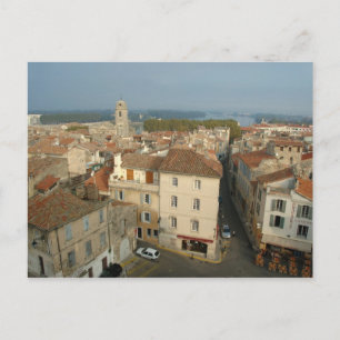 Frankrijk, Arles, Provence, uitzicht van de stad u Briefkaart
