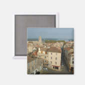Frankrijk, Arles, Provence, uitzicht van de stad u Magneet (Voorkant / Achterkant)