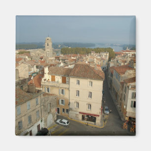 Frankrijk, Arles, Provence, uitzicht van de stad u Magneet