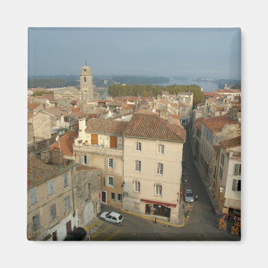 Frankrijk, Arles, Provence, uitzicht van de stad u Magneet (Voorkant)