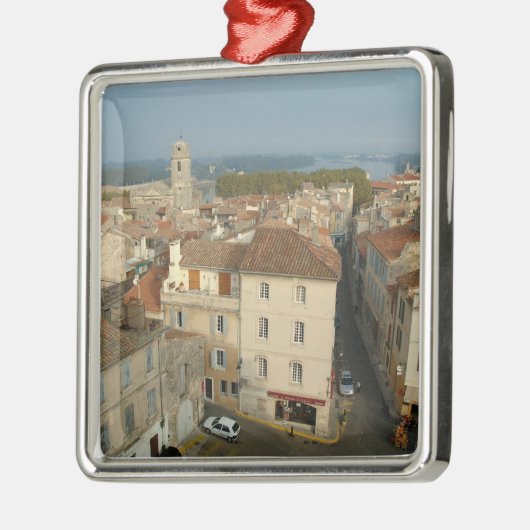 Frankrijk, Arles, Provence, uitzicht van de stad u Metalen Ornament (Links)