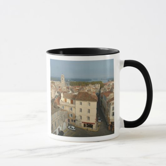 Frankrijk, Arles, Provence, uitzicht van de stad u Mok (Rechts)