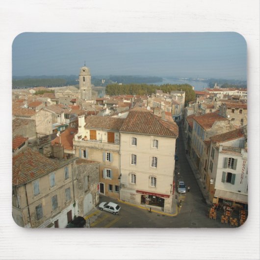 Frankrijk, Arles, Provence, uitzicht van de stad u Muismat (Voorkant)