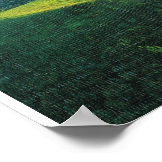 Frankrijk, Auvergne, vulkanokraters Poster (Hoek)