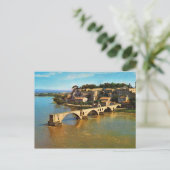 Frankrijk, Avignon; gebroken brug Briefkaart (Staand voorkant)