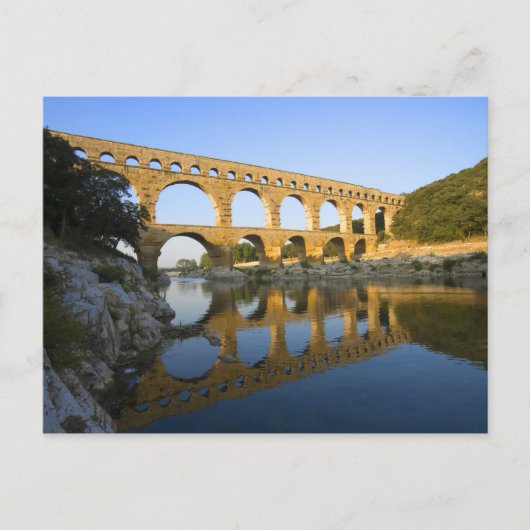 Frankrijk, Avignon. Het aquaduct Pont du Gard Roma Briefkaart (Voorkant)