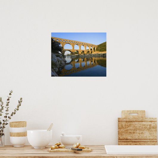 Frankrijk, Avignon. Het aquaduct van de Pont du Ga Poster (Keuken)