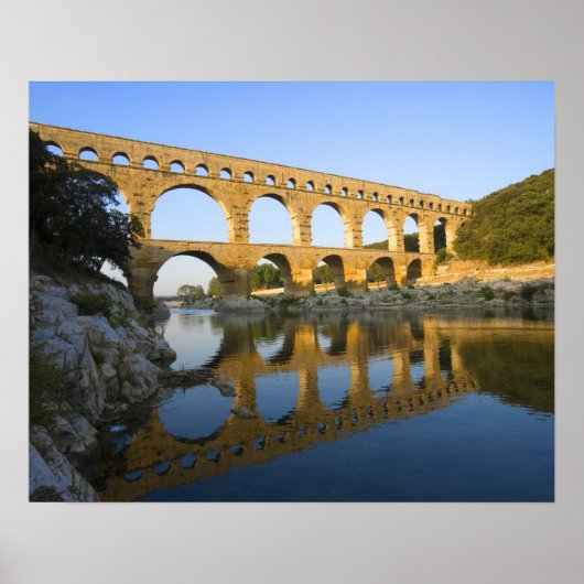 Frankrijk, Avignon. Het aquaduct van de Pont du Ga Poster (Voorkant)
