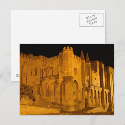 Frankrijk, Avignon, Provence, Papal Palace bij nac Briefkaart (Voorkant / Achterkant)