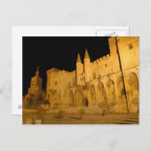 Frankrijk, Avignon, Provence, Papal Palace 's nach Briefkaart (Voorkant / Achterkant)