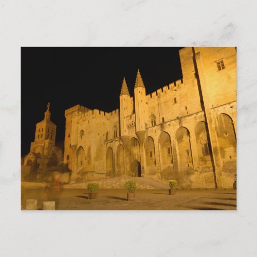 Frankrijk, Avignon, Provence, Papal Palace 's nach Briefkaart (Voorkant)
